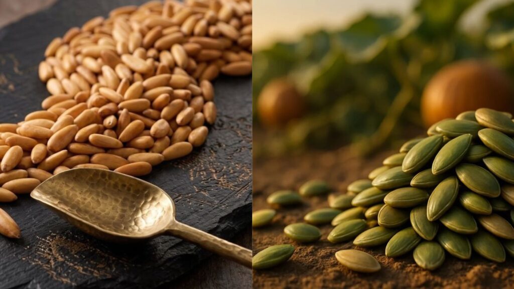 Pine nuts vs Pumpkin seed-1