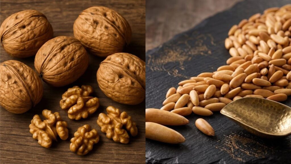 Pine nuts vs Walnuts-1